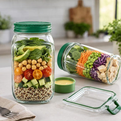 خلي سلطتك طازجة ومقرمشة... فين ما كنت 🚀🥗
