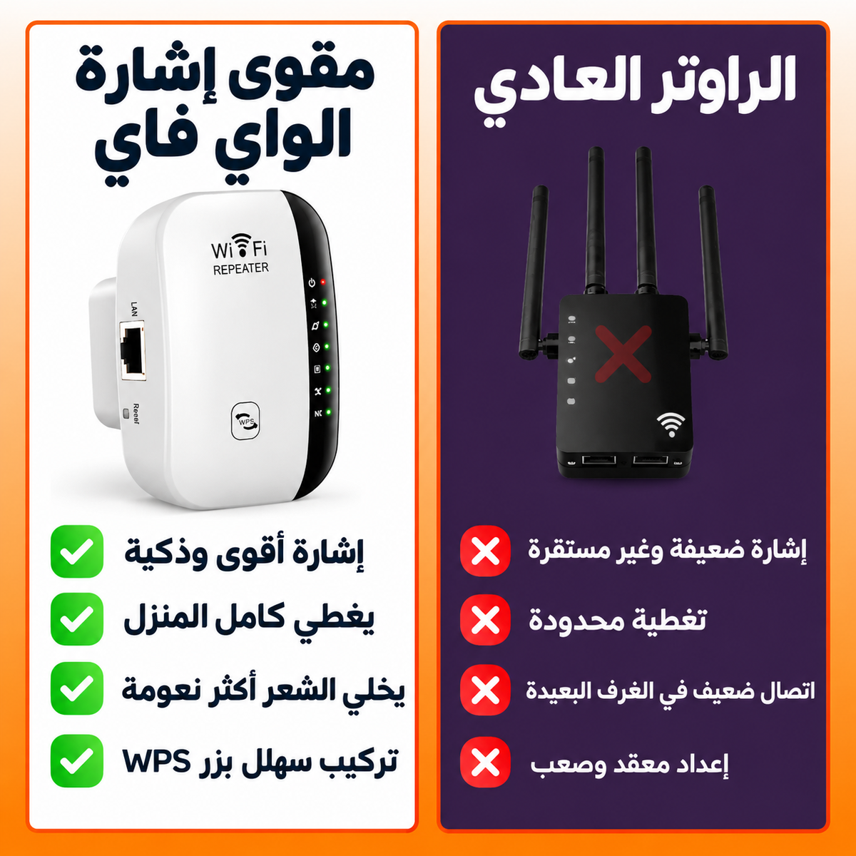 WiFi Repeater | مقوّي إشارة الواي فاي لدارك 📶