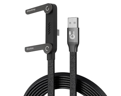 Câble de charge rapide pliage avec support 240w