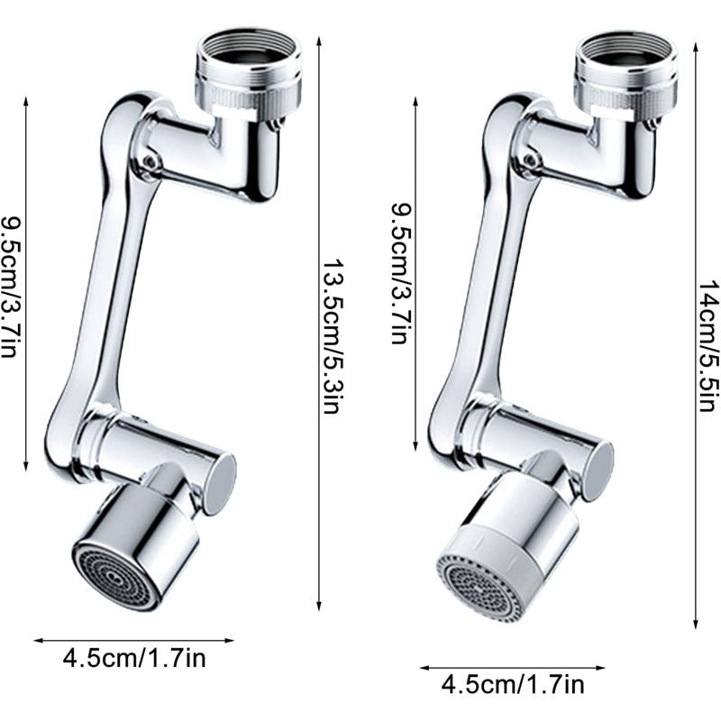 Robinet De Filtre Anti-éclaboussures Multifonction Rotatif 1080 °